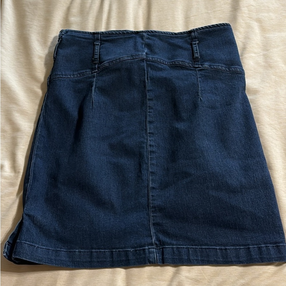Free people soft denim skirt